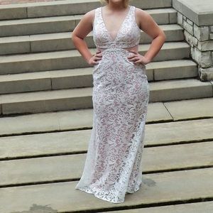 Blush formal/prom gown